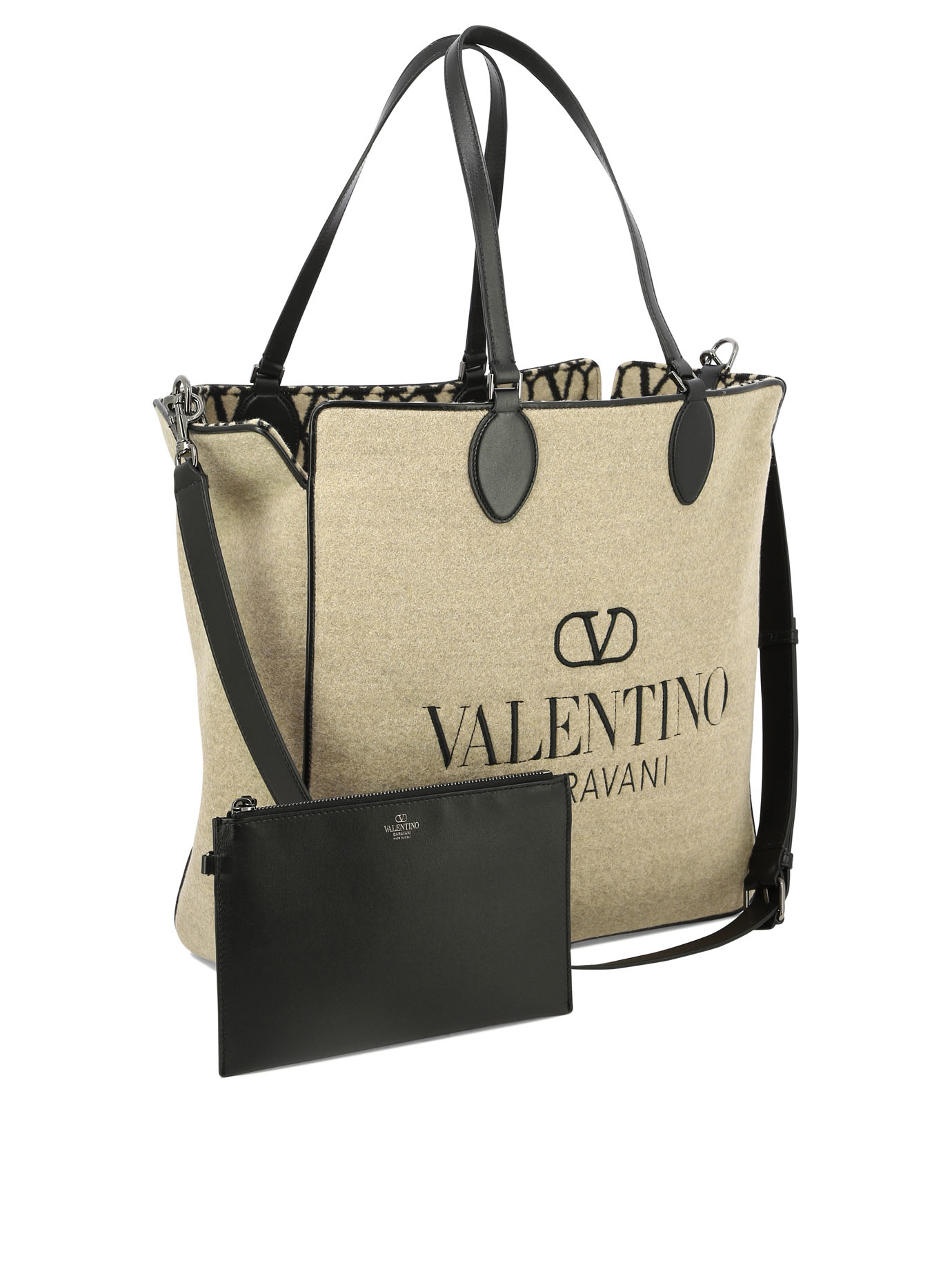 VALENTINO GARAVANI Toile Iconographe reversible shopping bag